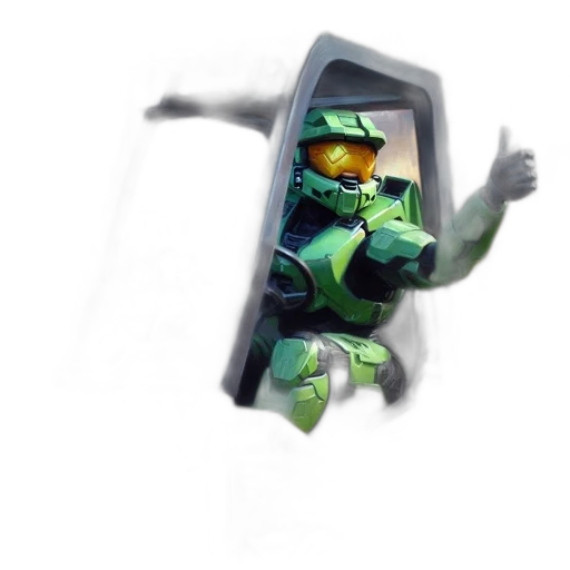 robot, weapon, staff, creature transparent PNG cut-out