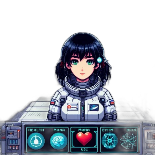 robot, jacket, face, staff transparent PNG cut-out