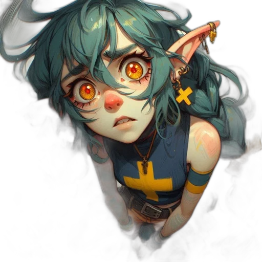 mask, face, dragon, staff transparent PNG cut-out