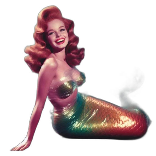 dress, concept art, vaporwave, underwater transparent PNG cut-out