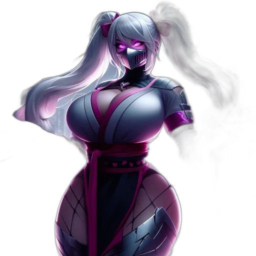 robot, dress, mask, concept art transparent PNG cut-out
