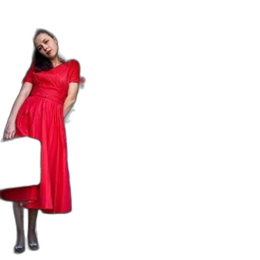 dress, staff, furniture, red transparent PNG cut-out