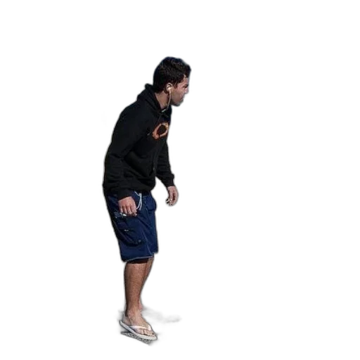 jacket, shoes, creature, staff transparent PNG cut-out