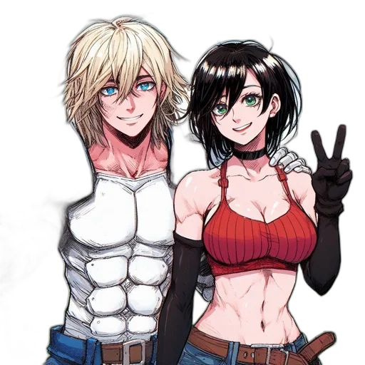 jacket, comic book art, anime, concept art transparent PNG cut-out