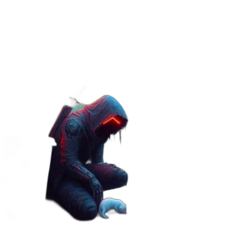mask, creature, jacket, robot transparent PNG cut-out