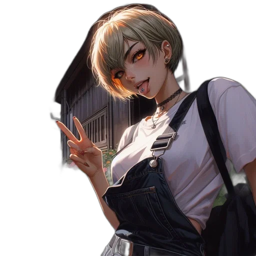 staff, dress, face, jacket transparent PNG cut-out
