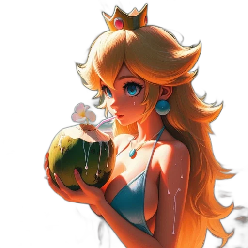 crown, dress, concept art, pixel art transparent PNG cut-out