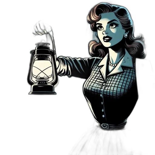 dress, comic book art, cartoon, concept art transparent PNG cut-out