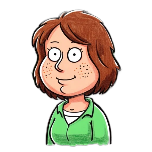 face, staff, hair, creature transparent PNG cut-out