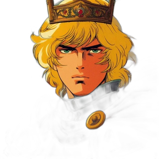 crown, face, staff, hat transparent PNG cut-out
