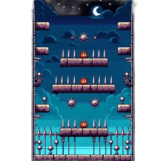 pixel art, concept art, fantasy art, night transparent PNG cut-out