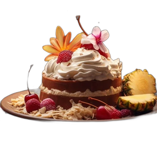 food, crown, hat, colorful transparent PNG cut-out