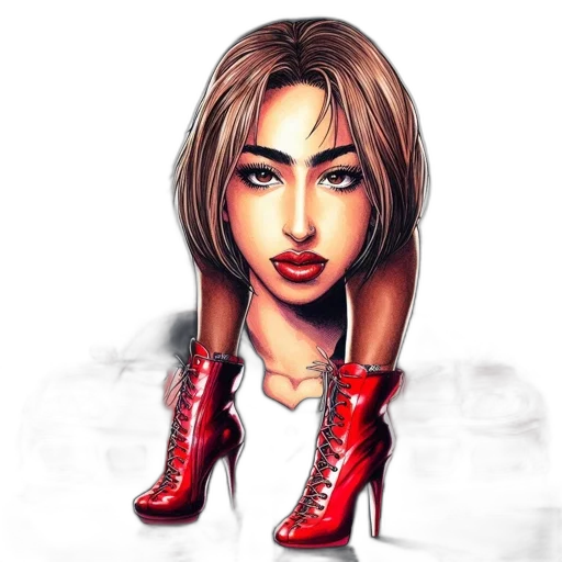 shoes, photorealistic, fantasy art, concept art transparent PNG cut-out
