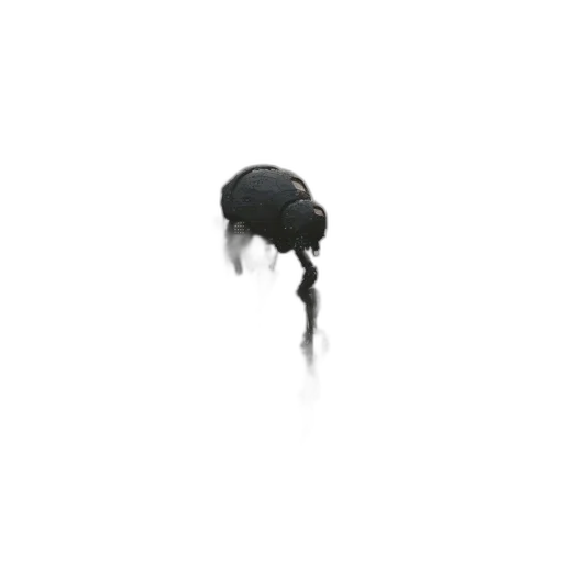 umbrella, hat, staff, robot transparent PNG cut-out