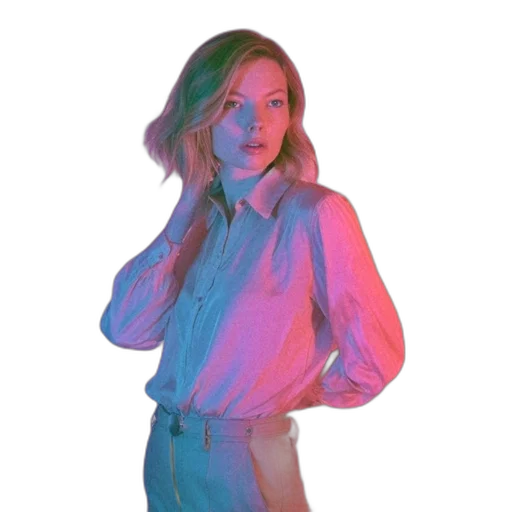 jacket, dress, staff, robot transparent PNG cut-out