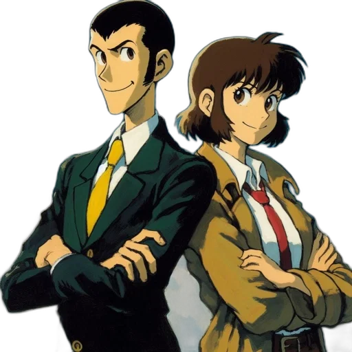 jacket, staff, anime, cartoon transparent PNG cut-out