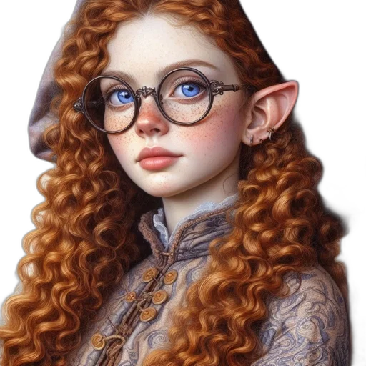 face, staff, dragon, hair transparent PNG cut-out