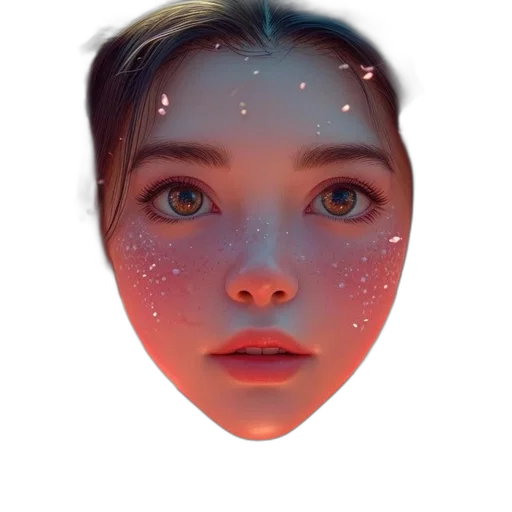 face, robot, mask, crown transparent PNG cut-out