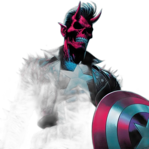 mask, comic book art, concept art, cyberpunk transparent PNG cut-out
