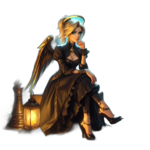 staff, dress, jewelry, sword transparent PNG cut-out