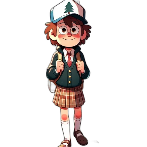 staff, hat, jacket, creature transparent PNG cut-out