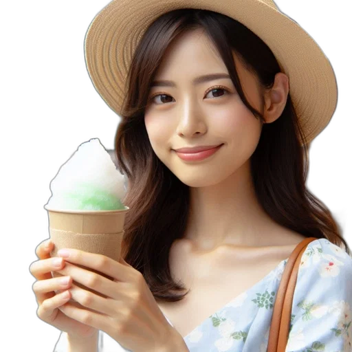 hat, food, face, staff transparent PNG cut-out