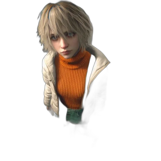 jacket, face, staff, robot transparent PNG cut-out