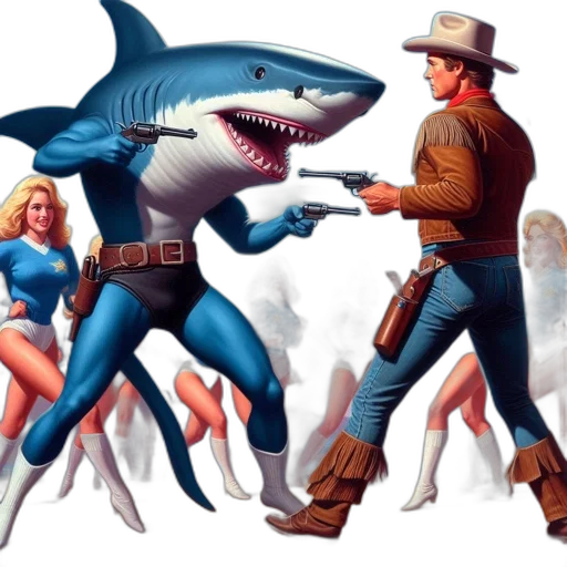 comic book art, concept art, pixel art, fantasy art transparent PNG cut-out