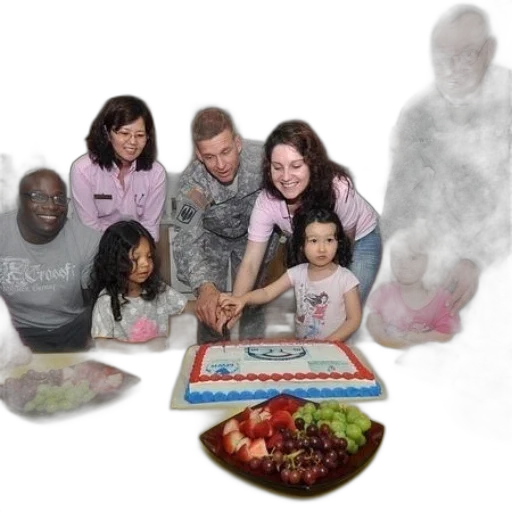 staff, food, group, people transparent PNG cut-out
