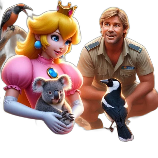 staff, crown, animal, weapon transparent PNG cut-out