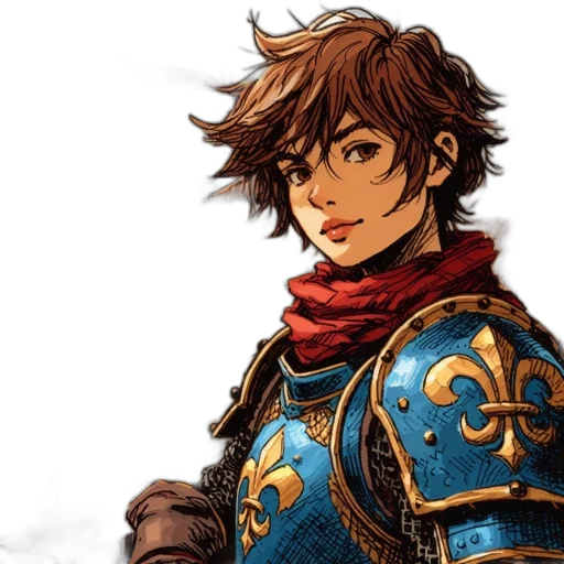 sword, staff, face, fantasy art transparent PNG cut-out