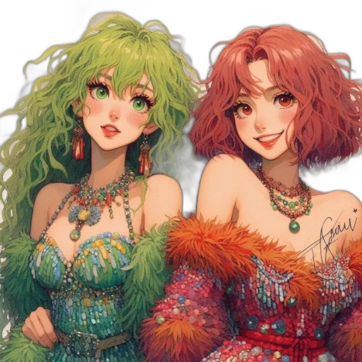 jewelry, fantasy art, concept art, watercolor transparent PNG cut-out
