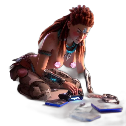 jewelry, staff, robot, weapon transparent PNG cut-out