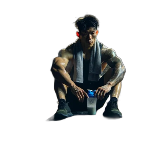 jacket, robot, weapon, face transparent PNG cut-out