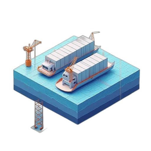 robot, pixel art, concept art, 3d render transparent PNG cut-out