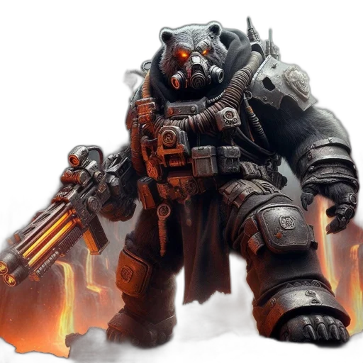 weapon, robot, concept art, fantasy art transparent PNG cut-out