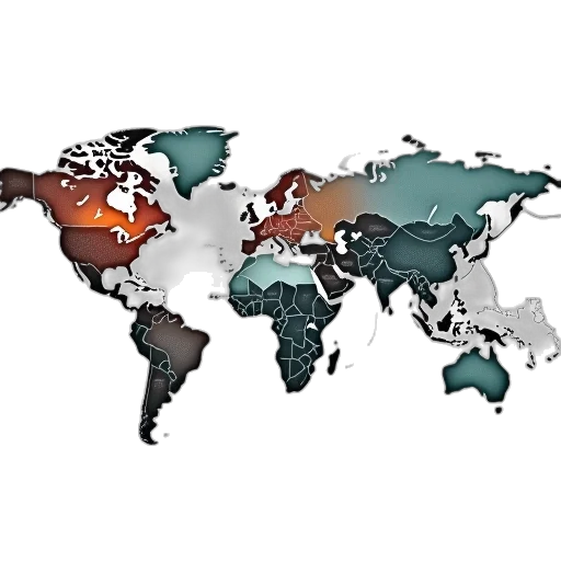 earth tones, colorful, dark, map transparent PNG cut-out