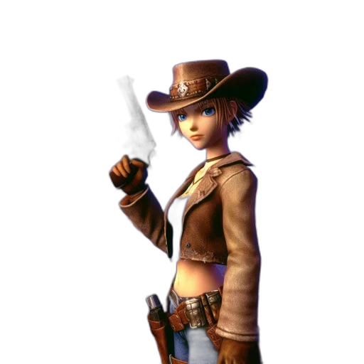 staff, hat, weapon, jacket transparent PNG cut-out