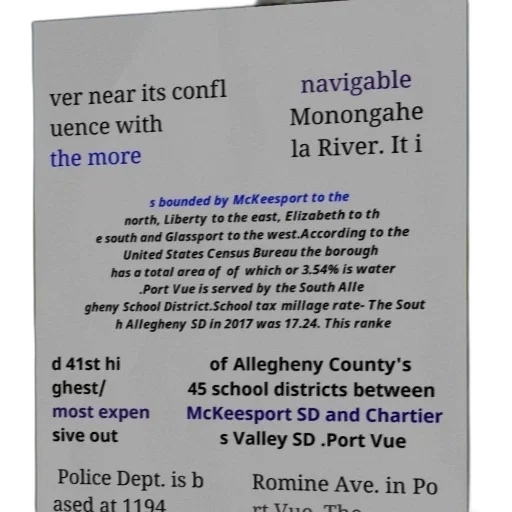 map, showing, boundaries, mckeesport transparent PNG cut-out