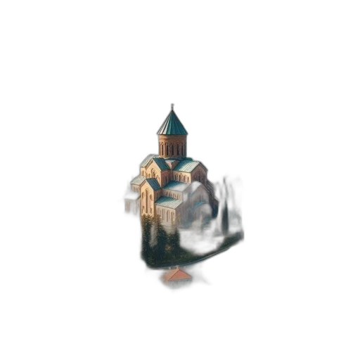 building, crown, robot, weapon transparent PNG cut-out