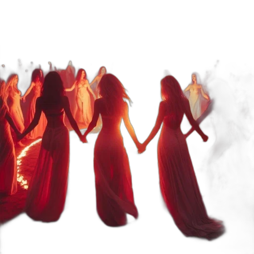 dress, concept art, fantasy art, fire transparent PNG cut-out