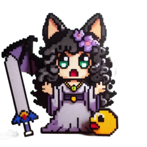 staff, weapon, sword, pixel art transparent PNG cut-out
