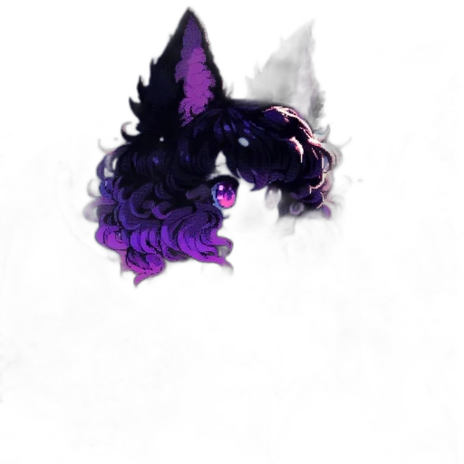 dragon, mask, crown, hair transparent PNG cut-out