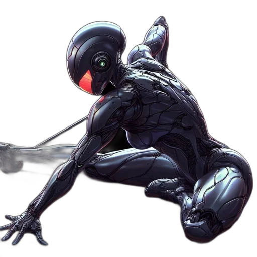 robot, weapon, creature, sword transparent PNG cut-out