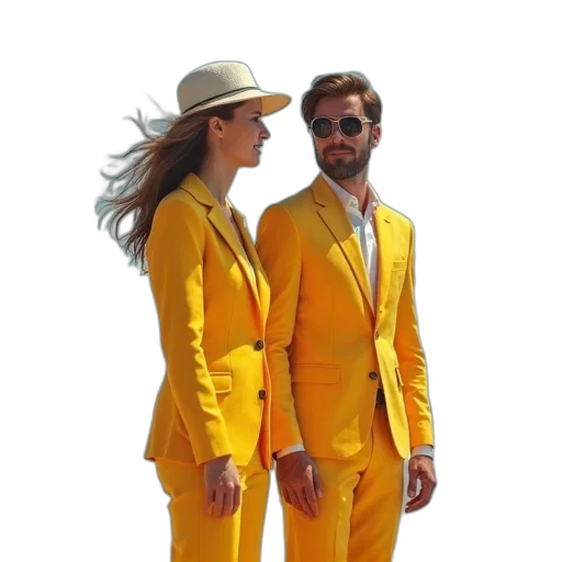 jacket, dress, concept art, golden transparent PNG cut-out