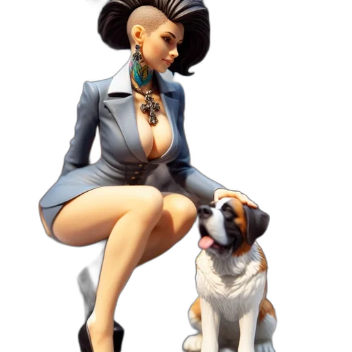 staff, animal, dress, jacket transparent PNG cut-out