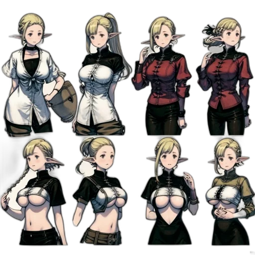 dress, concept art, pixel art, fantasy art transparent PNG cut-out