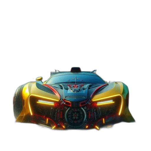 car, weapon, robot, dragon transparent PNG cut-out