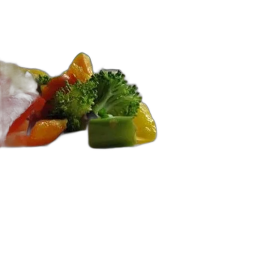 food, crown, 3d render, photorealistic transparent PNG cut-out