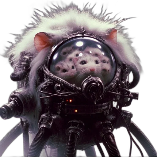 robot, creature, mask, animal transparent PNG cut-out